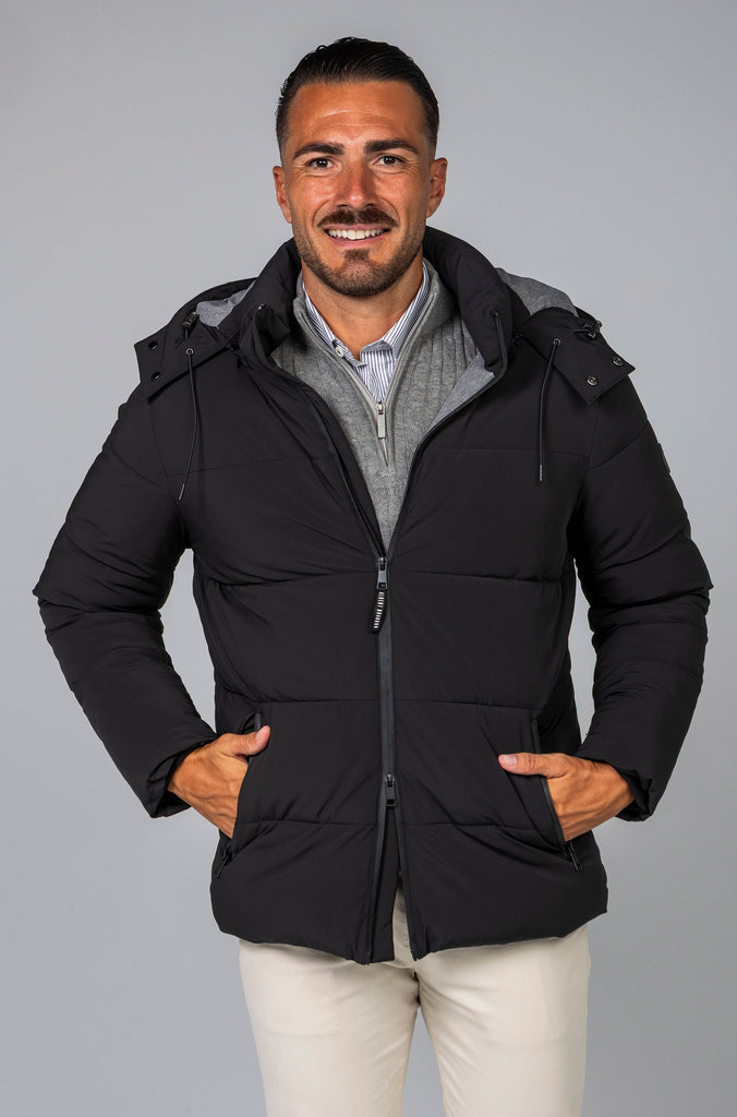 Parka Acolchada Arrow Negra