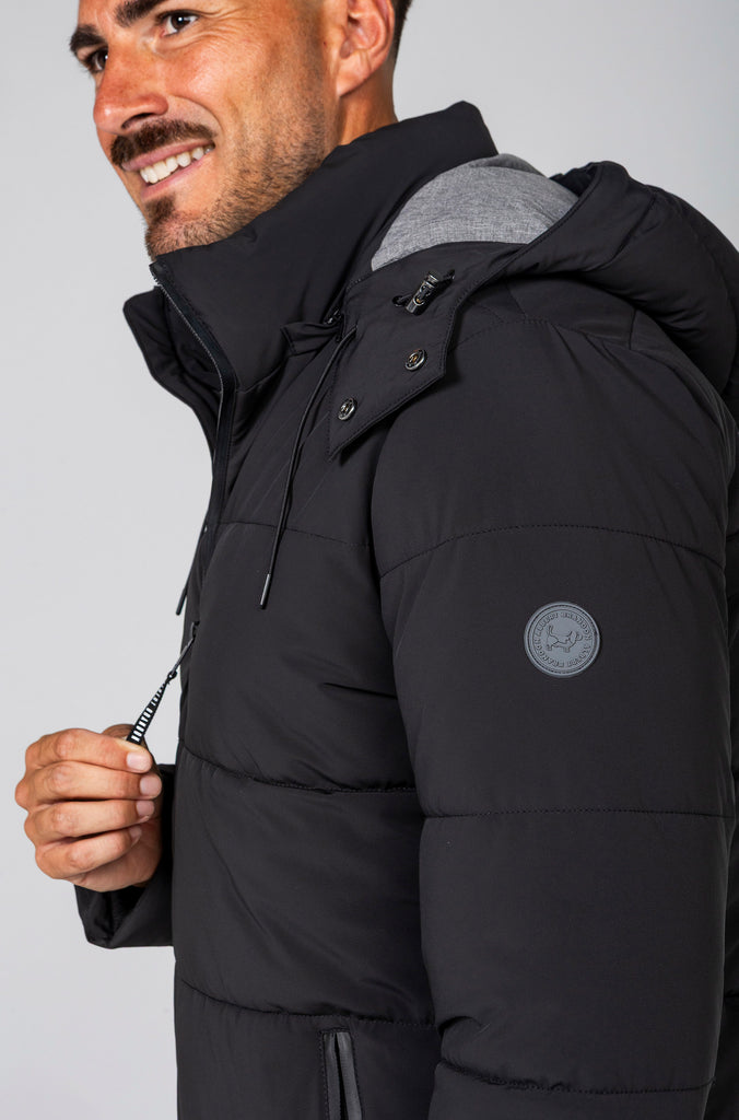 Parka Acolchada Arrow Negra