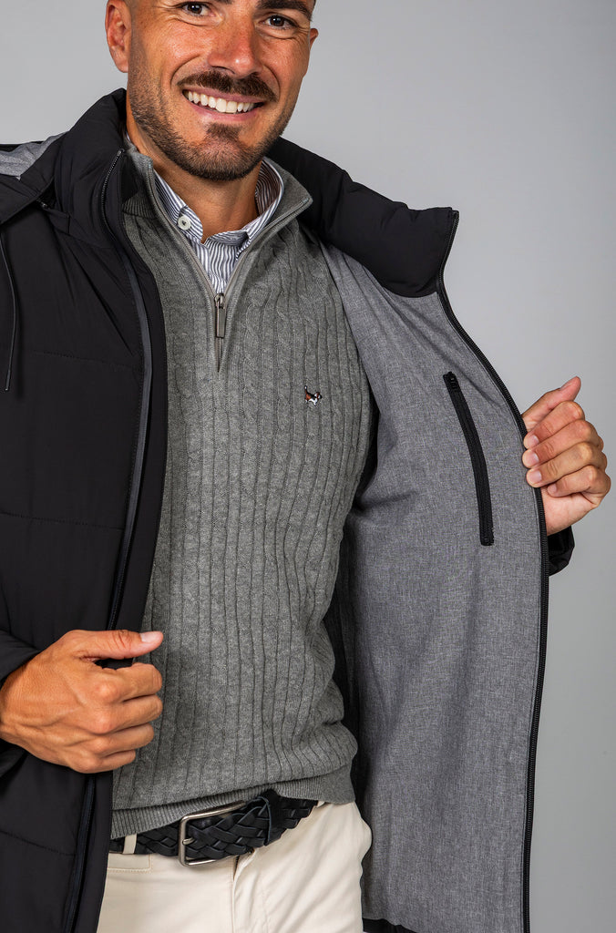 Parka Acolchada Arrow Negra