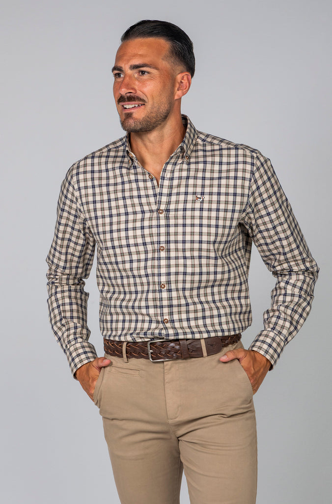 Camisa Viella Twill Beig