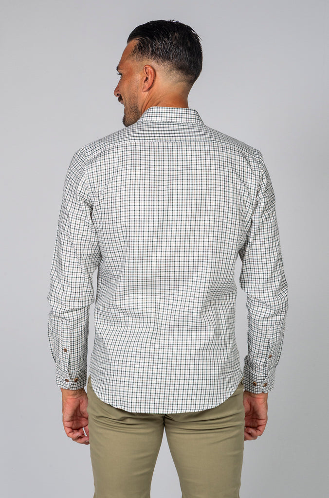 Camisa Viella Sport Cuadro Verde
