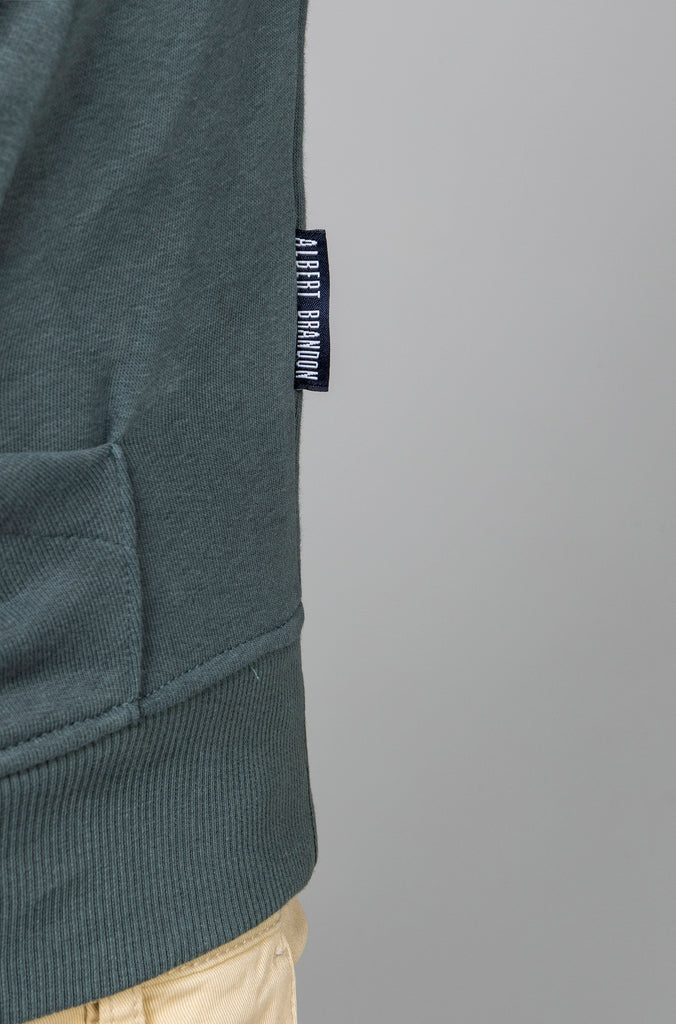 Sudadera PRAGA con Capucha Verde Medio