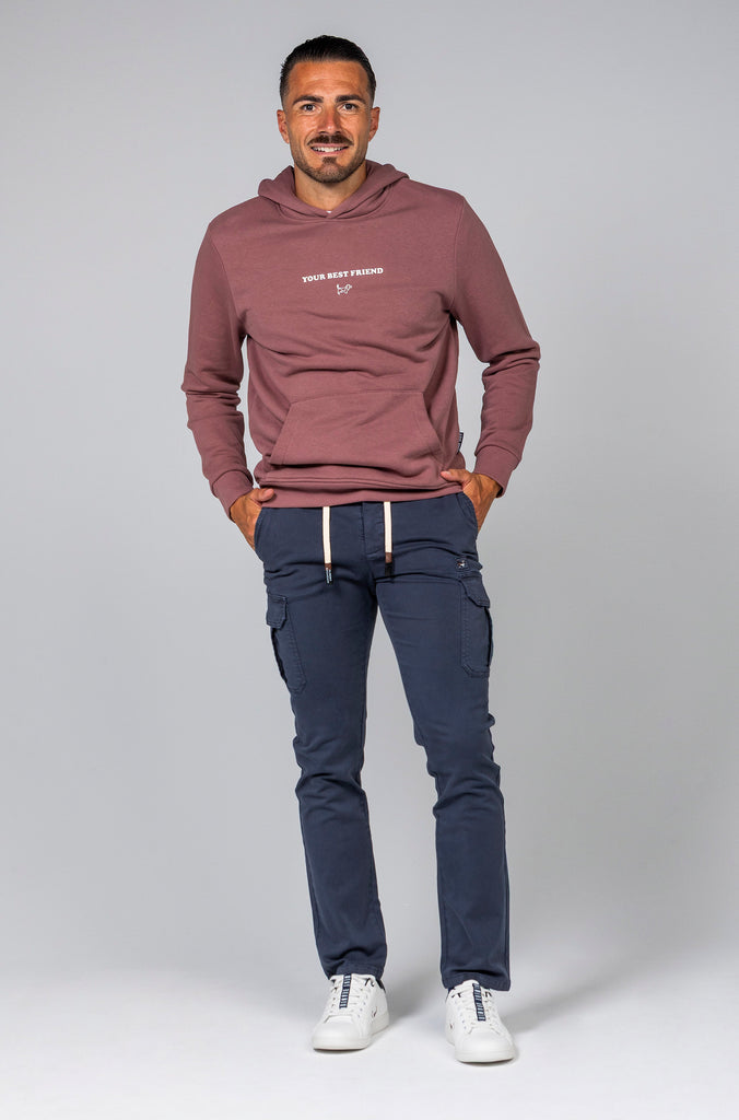 Sudadera Praga Color Burdeos