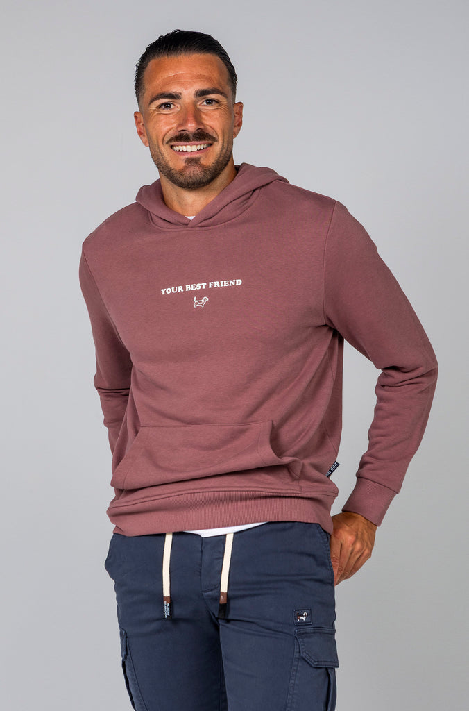 Sudadera Praga Color Burdeos