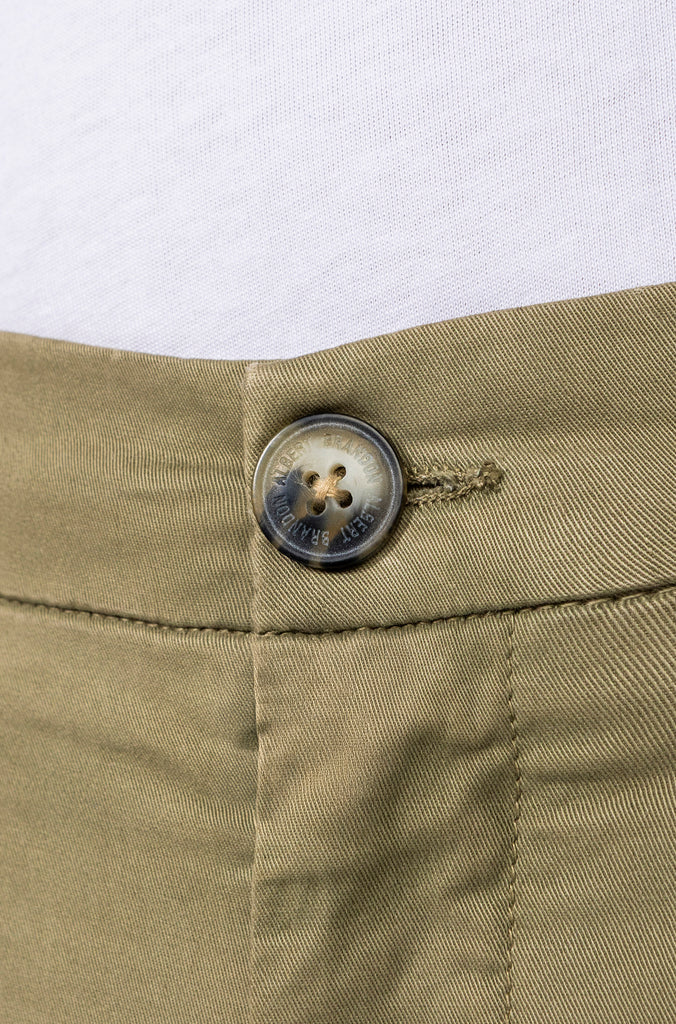 Pantalón Chino Regular Verde Medio