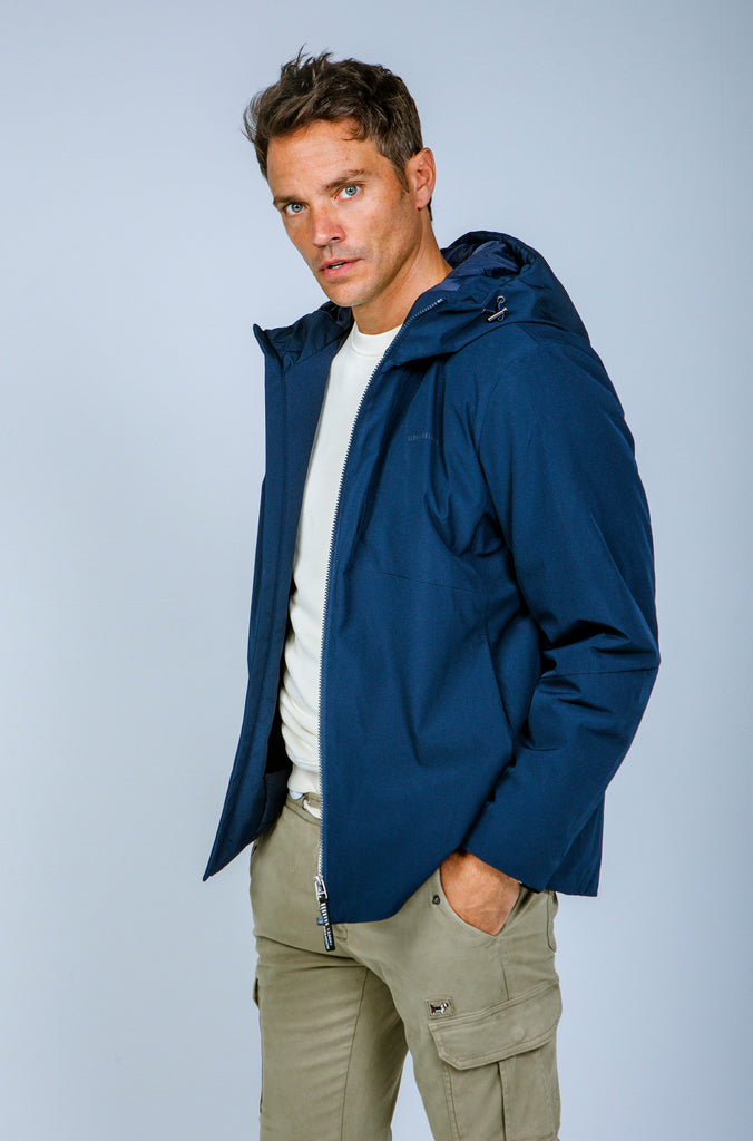 Parka Técnica Dream Con Capucha Marino