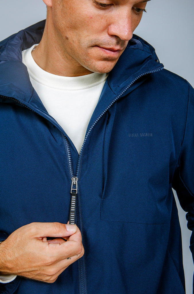 Parka Técnica Dream Con Capucha Marino