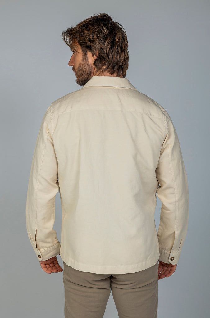 Sobrecamisa Cotolino Bolsillos Beige