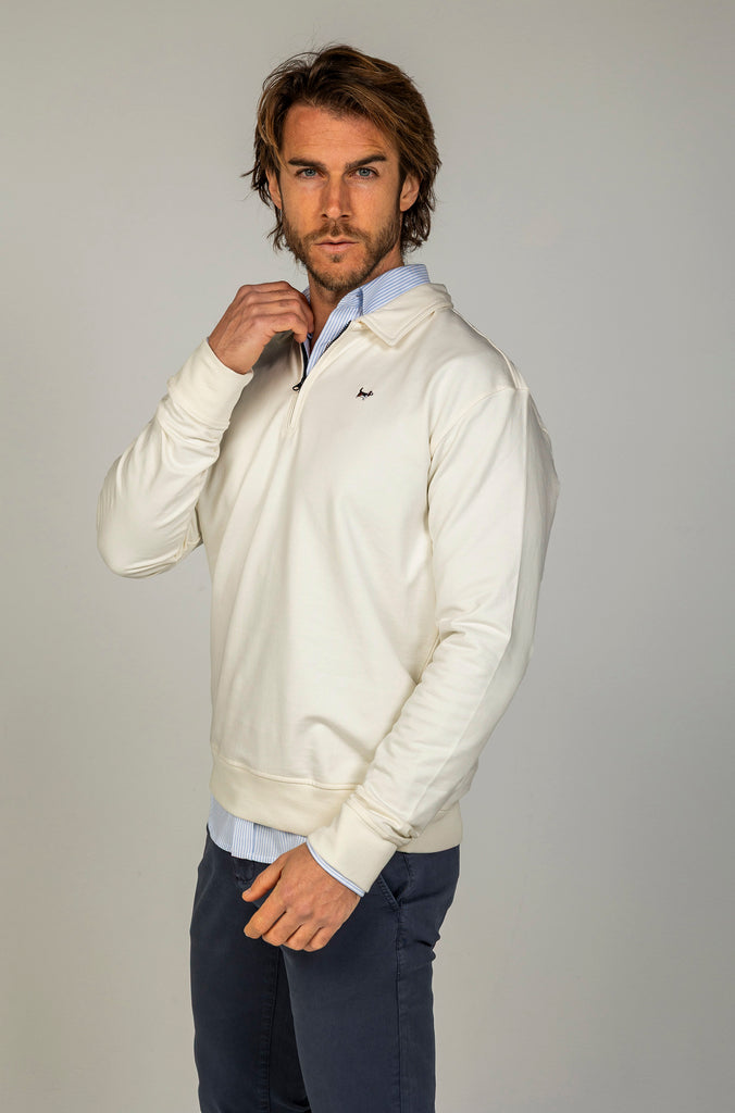 Sudadera Media Cremallera Off White