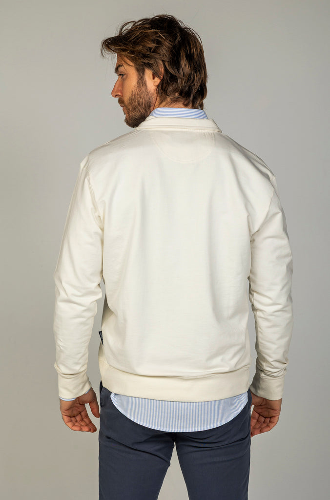 Sudadera Media Cremallera Off White
