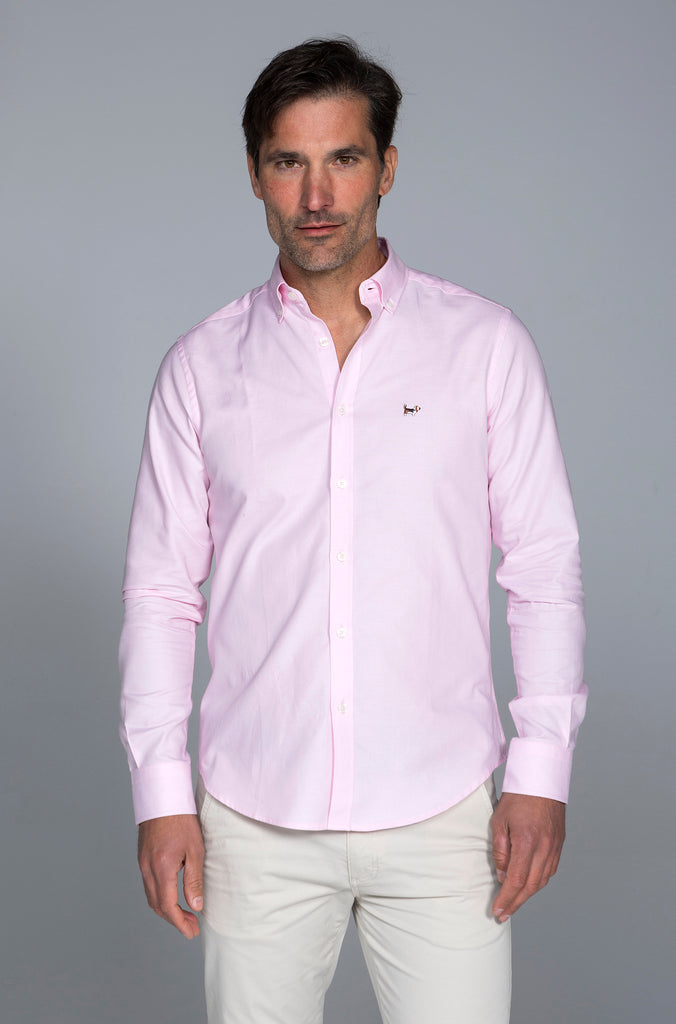 Camisa Minioxford Yale Rosa