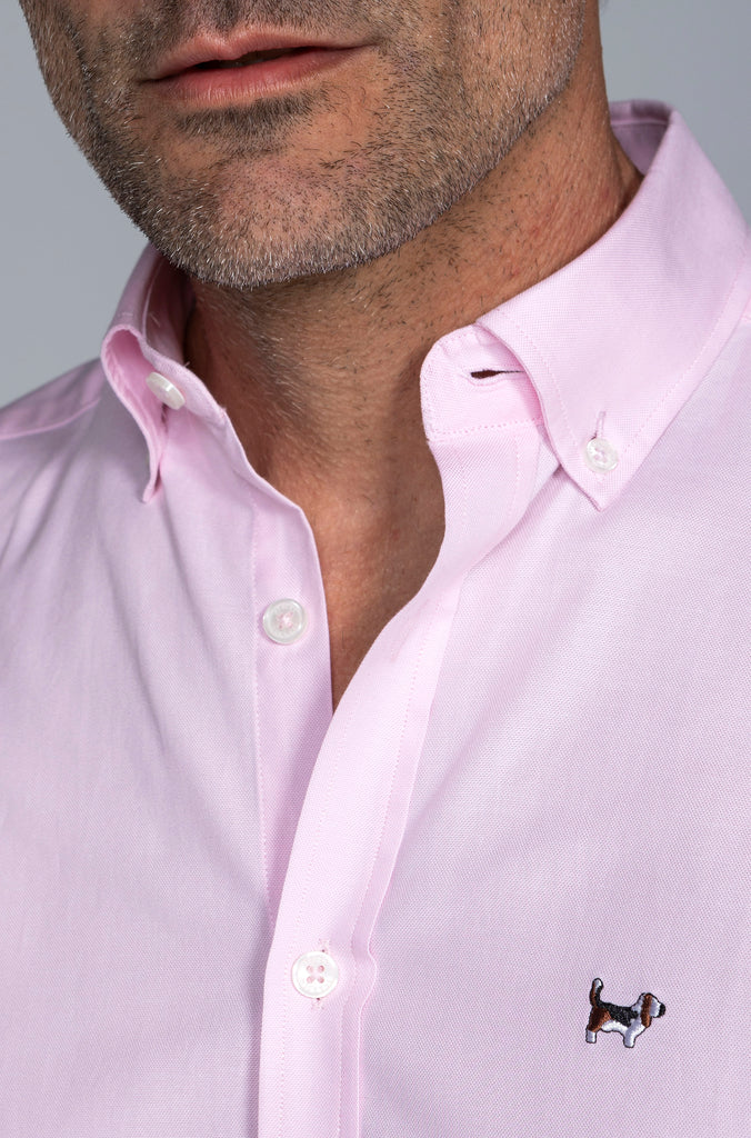Camisa Minioxford Yale Rosa