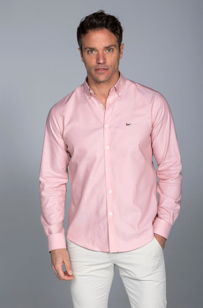 Camisa Minioxford Yale Salmon empolvado