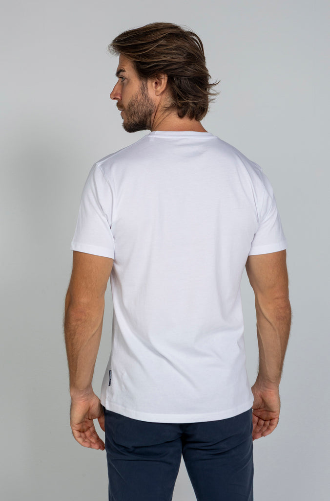 Pack camisetas básicas blanca y amarillo palo
