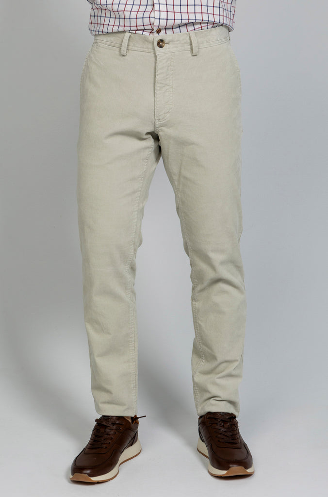 Pantalón Micropana Elástico Piedra