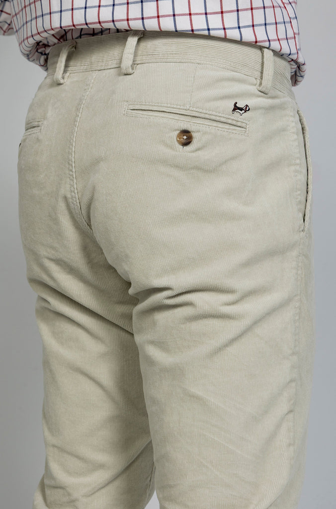 Pantalón Micropana Elástico Piedra