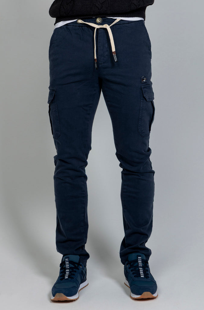 Pantalón Jogger Cargo Marino