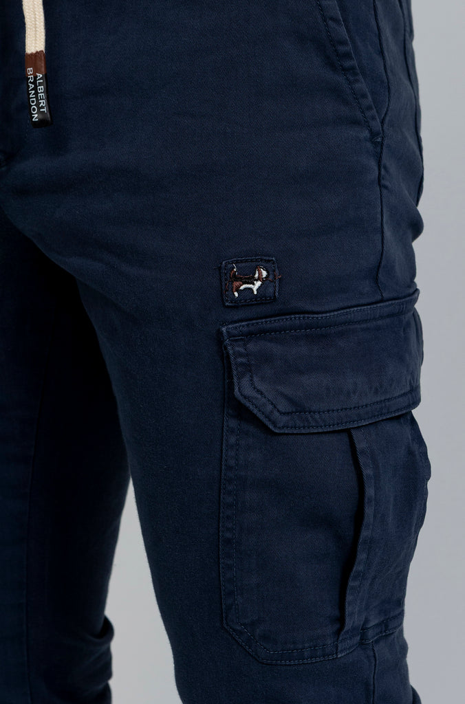 Pantalón Jogger Cargo Marino