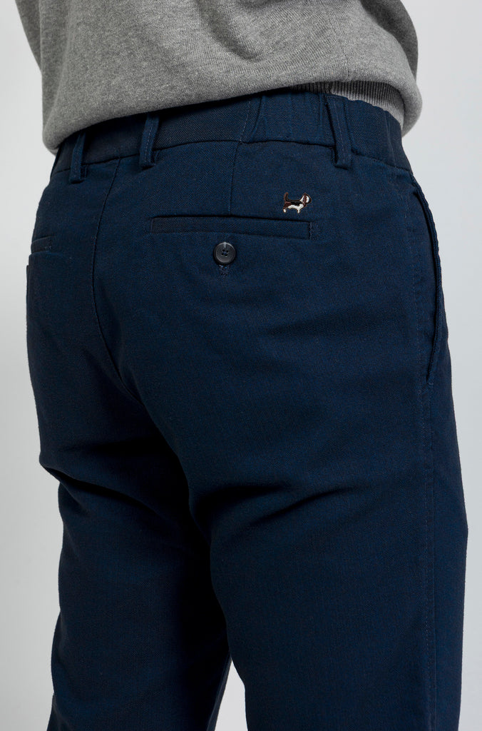 Pantalón Jogger Elástico Espiga Marino