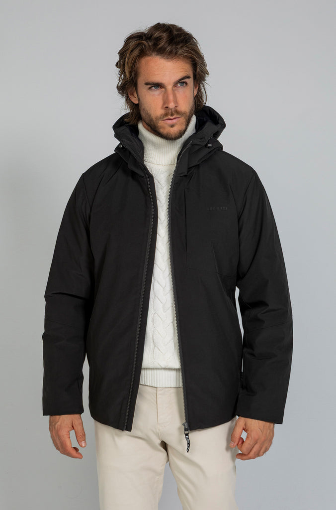 Parka Técnica Dream Con Capucha Negra