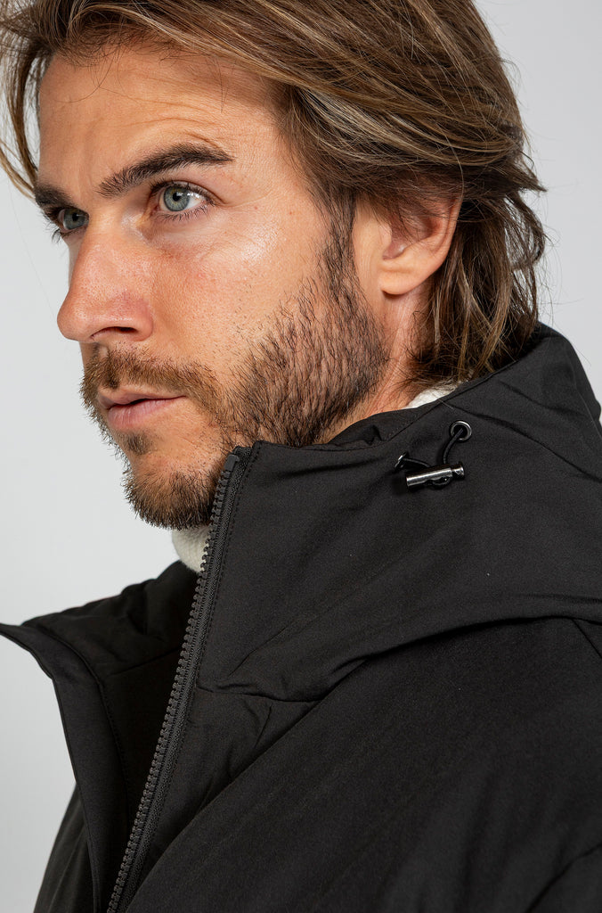 Parka Técnica Dream Con Capucha Negra