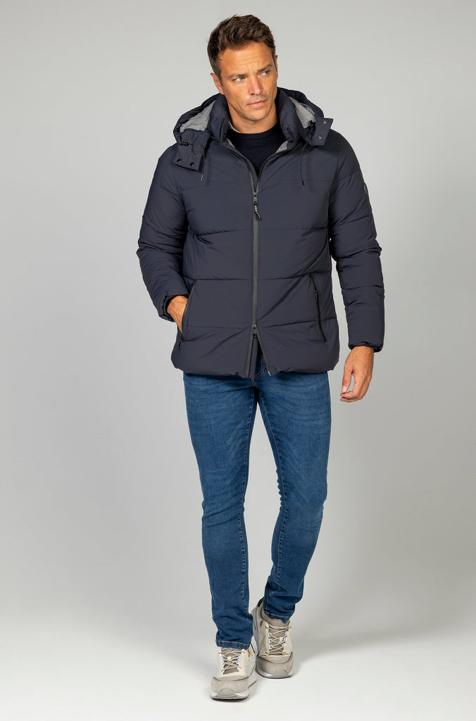 Parka Técnica Acolchada Marino