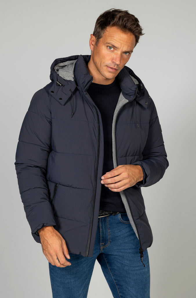 Parka Técnica Acolchada Marino