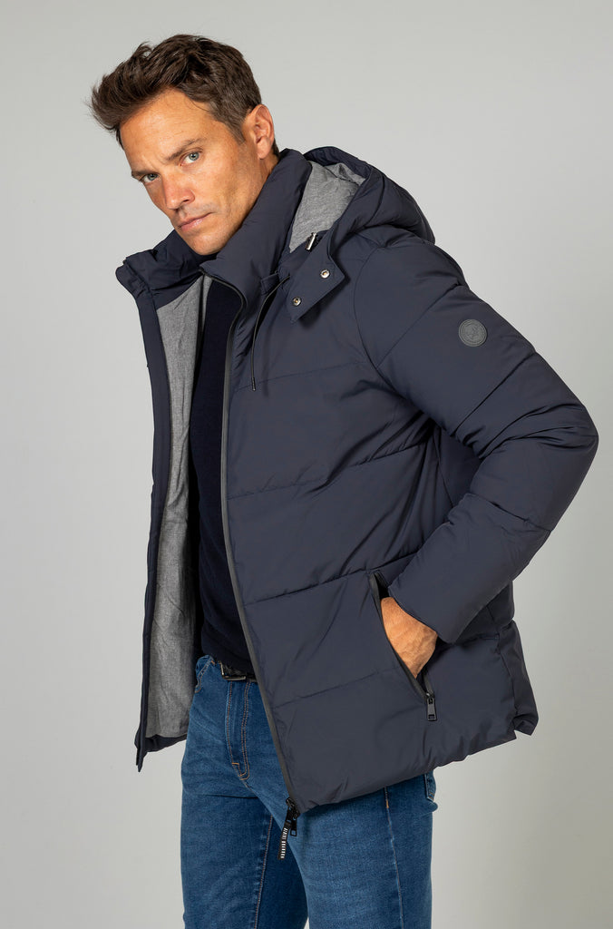 Parka Técnica Acolchada Marino