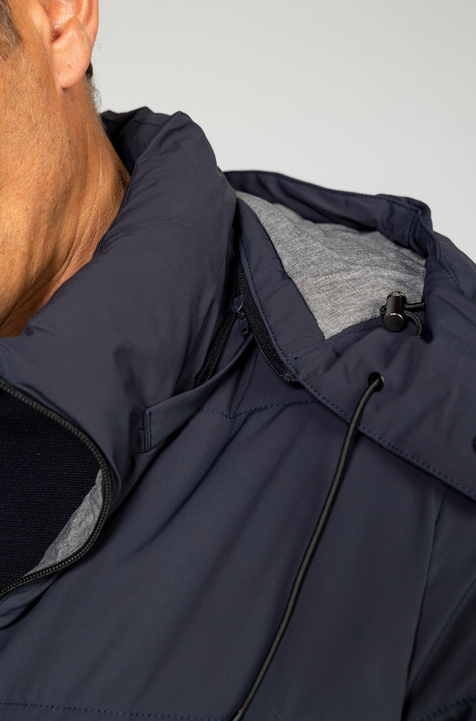 Parka Técnica Acolchada Marino