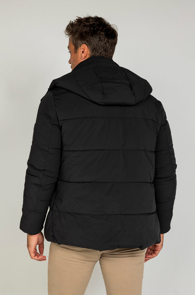 Parka Técnica Acolchada Negra