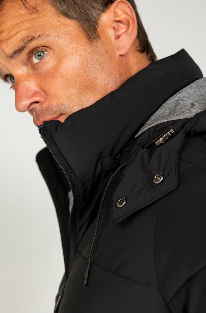 Parka Técnica Acolchada Negra