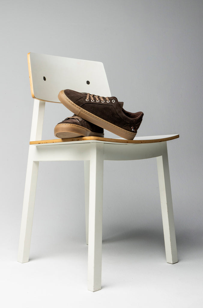 Sneaker Serraje Marrón