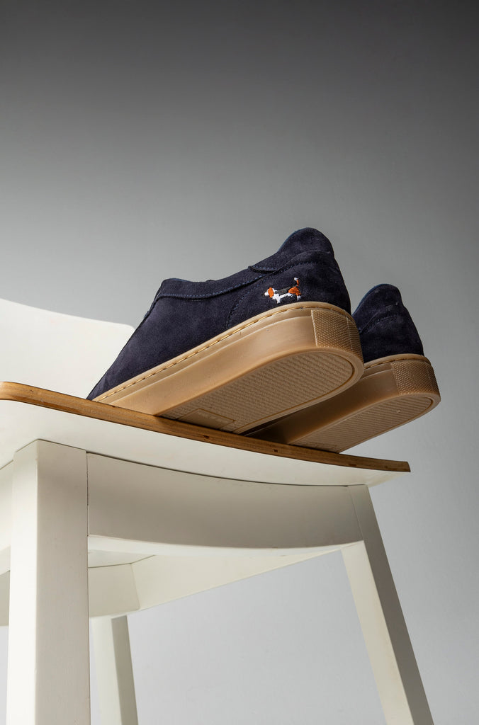 Sneaker Serraje Marino