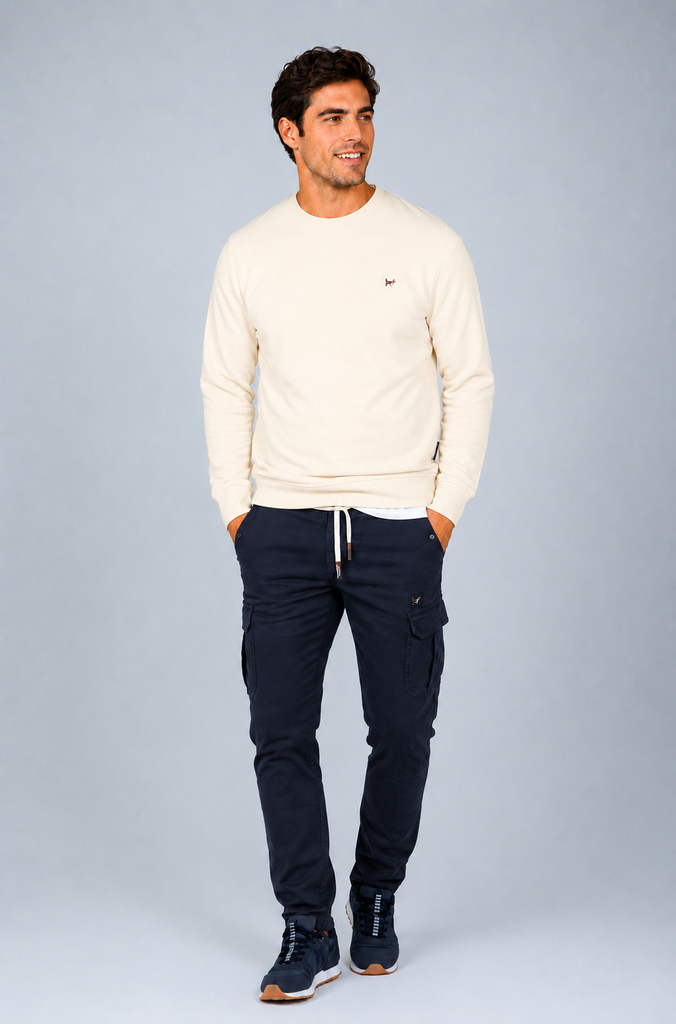 Sudadera Mr brandon crema