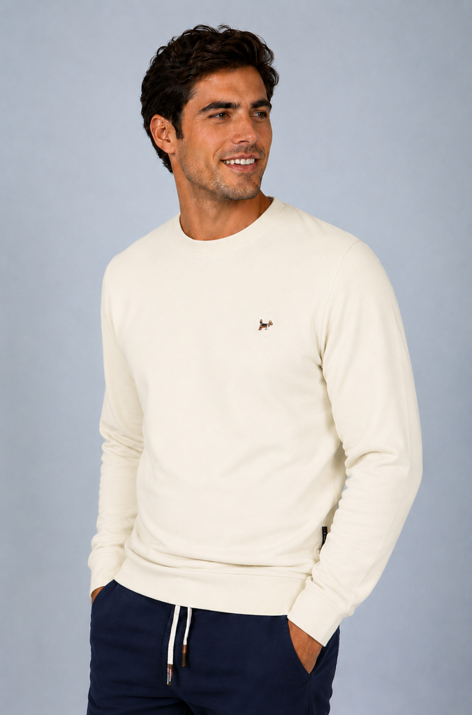 Sudadera Mr brandon crema