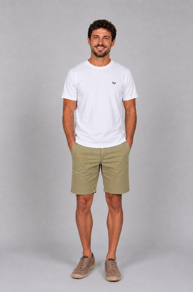Camiseta brandon bakery Saint Tropez blanca