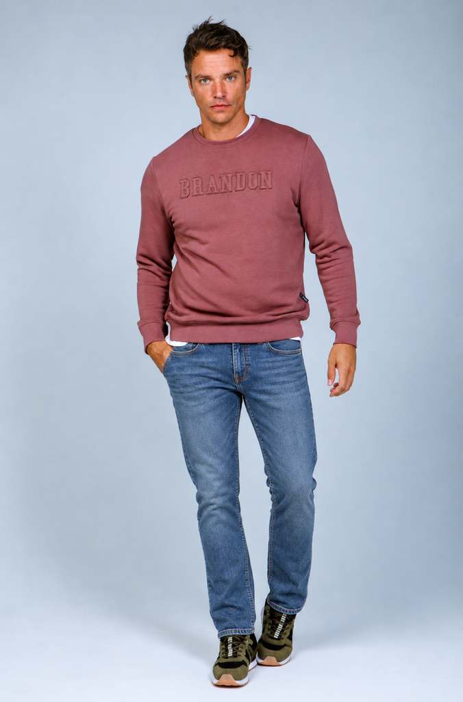 Sudadera Brandon Burdeos