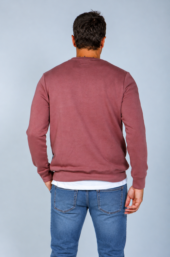 Sudadera Brandon Burdeos