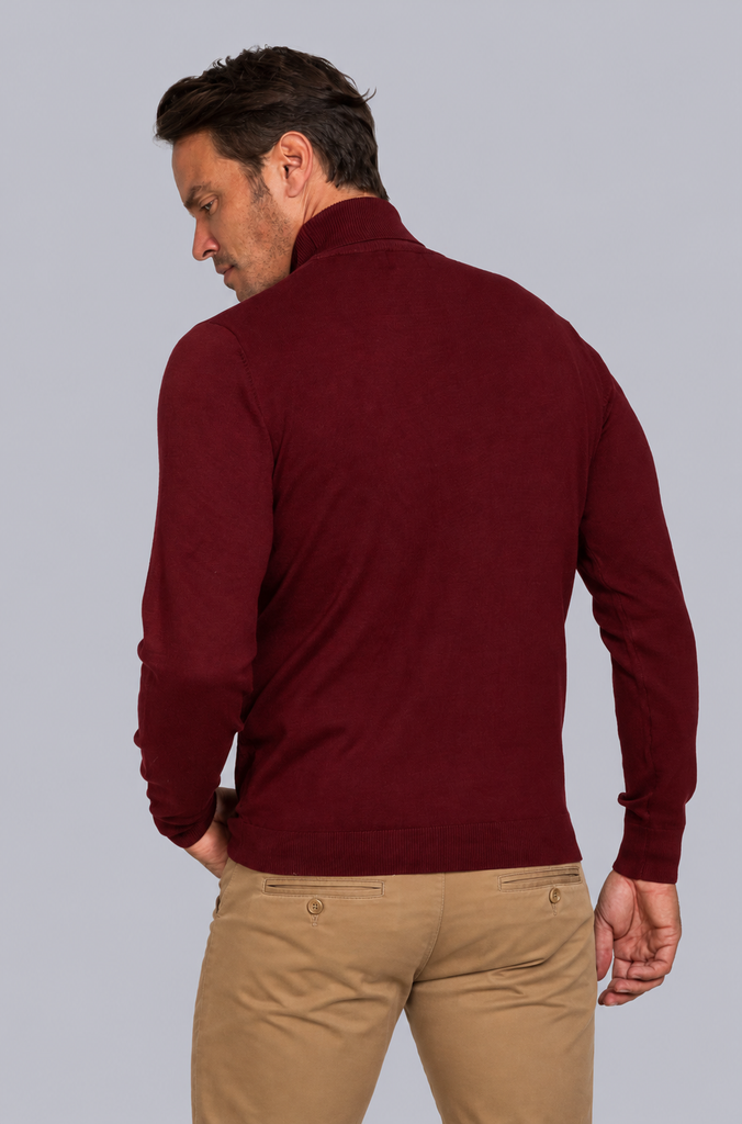 Jersey Cuello Cisne Granate