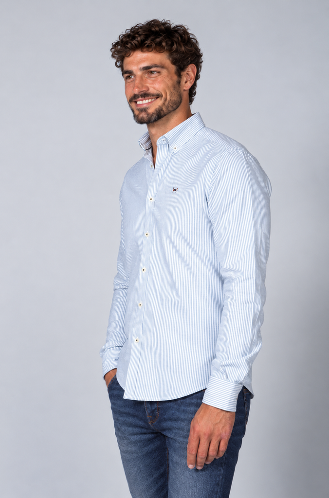 Camisa Oxford Raya Verde Menta