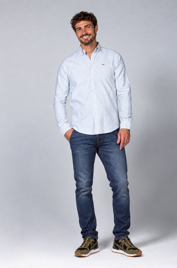 Camisa Oxford Raya Verde Menta