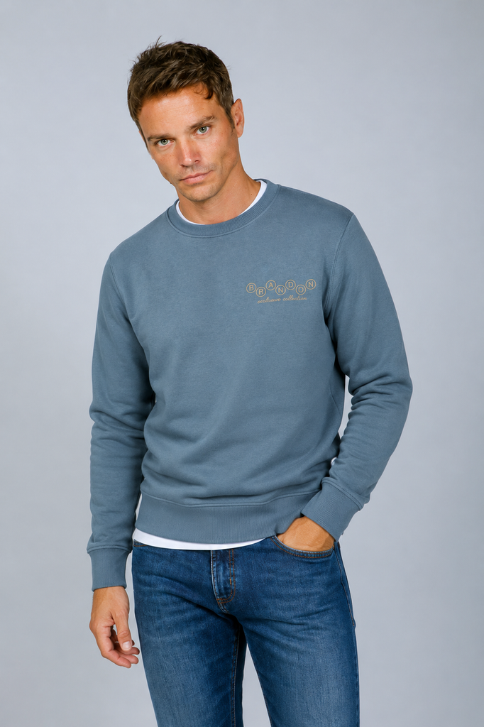 Sudadera Brandon exclusive petróleo claro