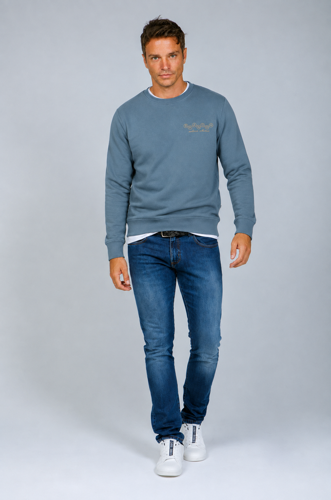 Sudadera Brandon exclusive petróleo claro