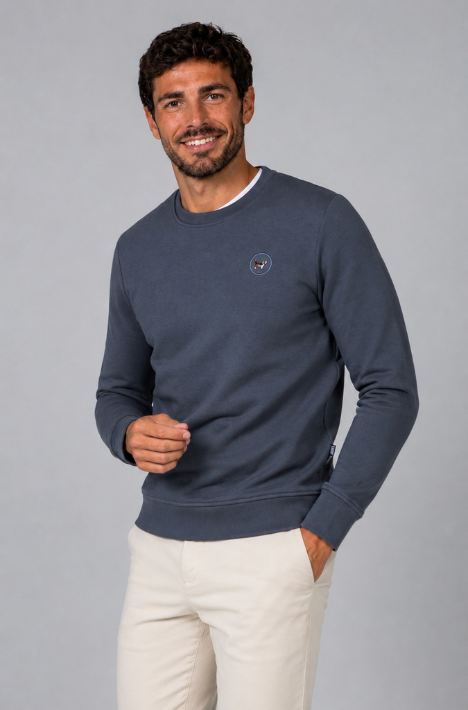 Sudadera Brandon etnic gris plomo