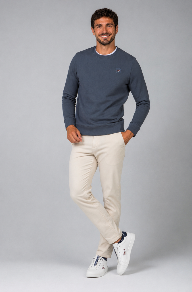 Sudadera Brandon etnic gris plomo