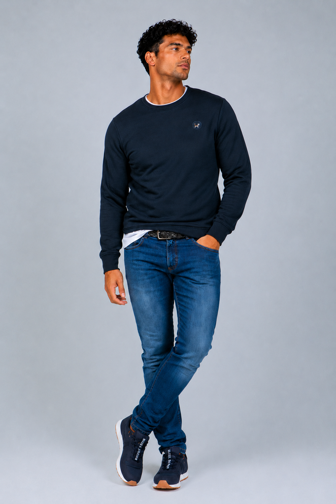 Sudadera Brandon new etnic marino