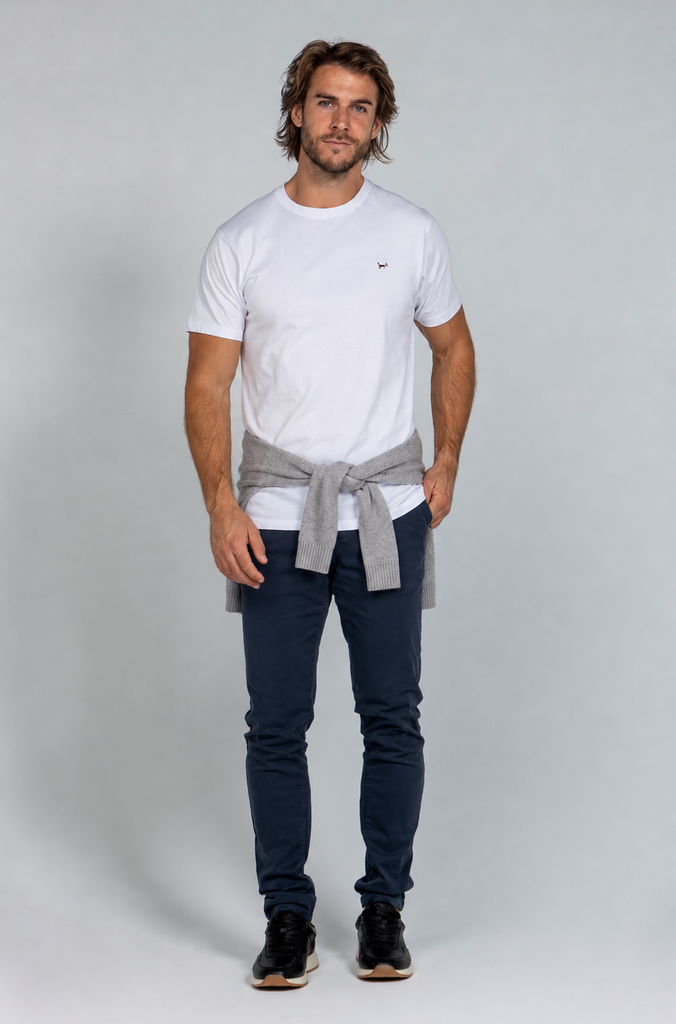 Pack camisetas básicas blanca y marino