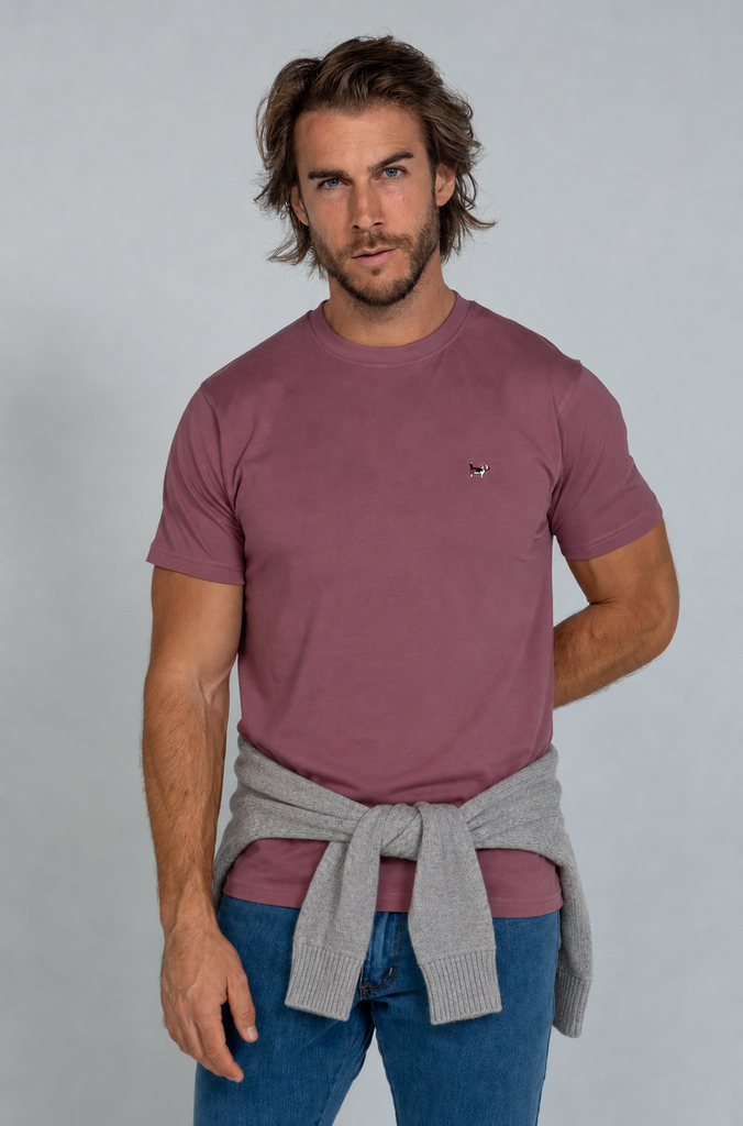 Pack camisetas básicas verde jade y mauve