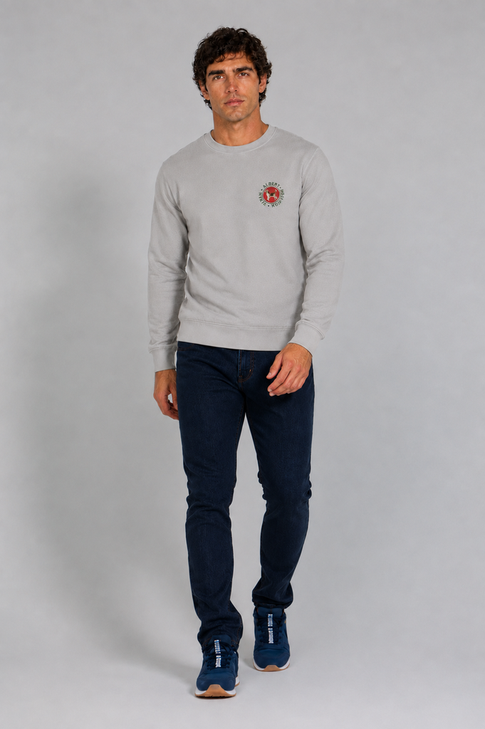 Sudadera Tokyo shop gris piedra