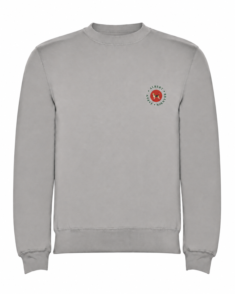 Sudadera Tokyo shop gris piedra